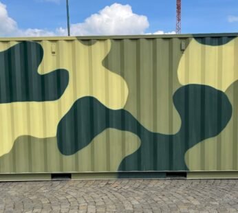 Contenedor Marítimo de 20 Pies – Camuflaje